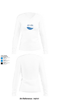 J’s Pool Solutions 53476813 Women's Long Sleeve V-neck Shirt - 15