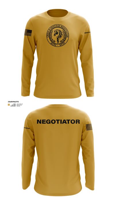 Montgomery County Police CNT 46228172 Long Sleeve Performance Shirt 134