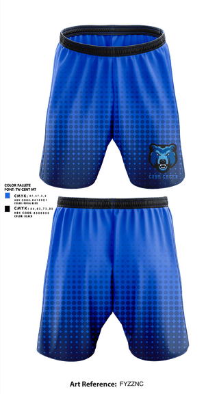 Athletic Shorts With Pockets, Cubs Cheer, Cheer, Teamtime, Team time, sublimation, custom sports apparel, team uniforms, spirit wear, spiritwear, sports uniforms, custom shirts, team store, custom team store, fundraiser sports, apparel fundraiser