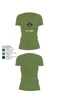 E co. 1-189th 4920111 Women's Short Sleeve V-neck Shirt - 42