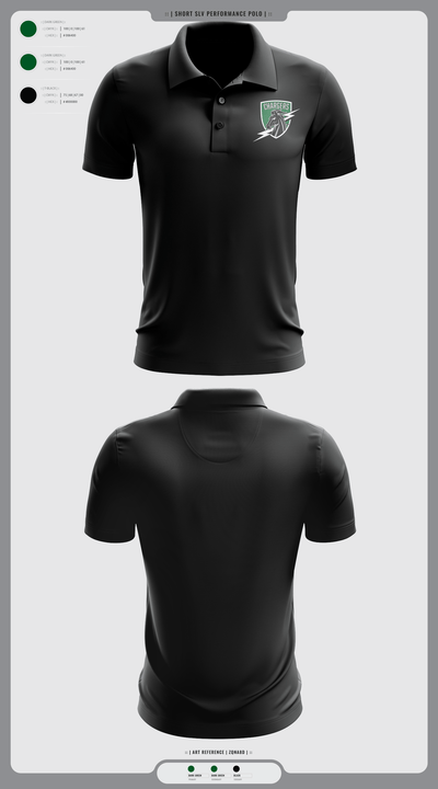 Howell Cheney Technical High School  Boys Volleyball 58160023 Short Sleeve Performance Polo - 2