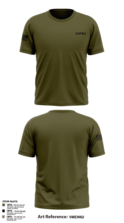 Alpha 56178056 Old School Cotton Feel Shirt - 1
