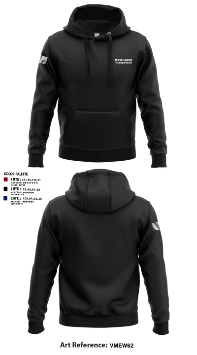 Mayo Area Fire Department 74482459 Hoodie - 3