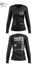 1-141 INFANTRY REGIMENT Women's Long Sleeve V-neck Shirt -1 9