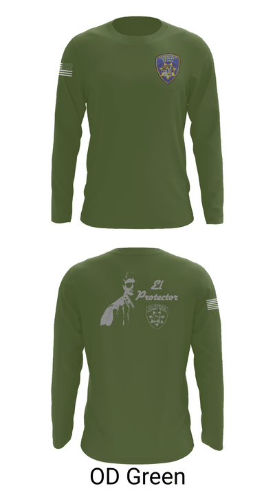 California Highway Patrol 18919595 Long Sleeve Performance Shirt 44