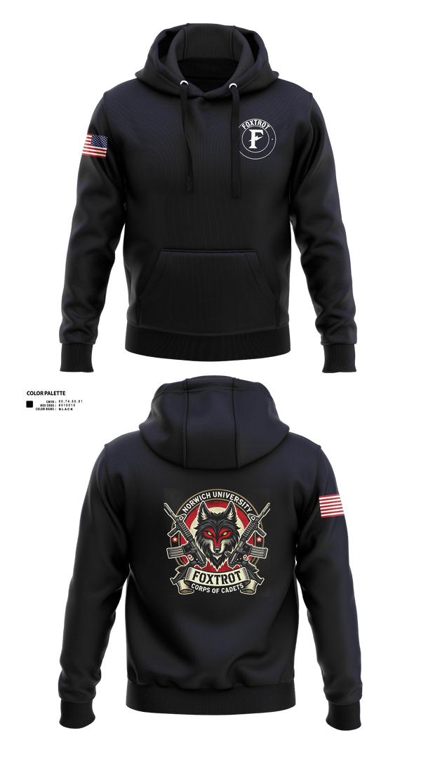 Hoodie, Foxtrot Company, , Teamtime, Team time, sublimation, custom sports apparel, team uniforms, spirit wear, spiritwear, sports uniforms, custom shirts, team store, custom team store, fundraiser sports, apparel fundraiser
