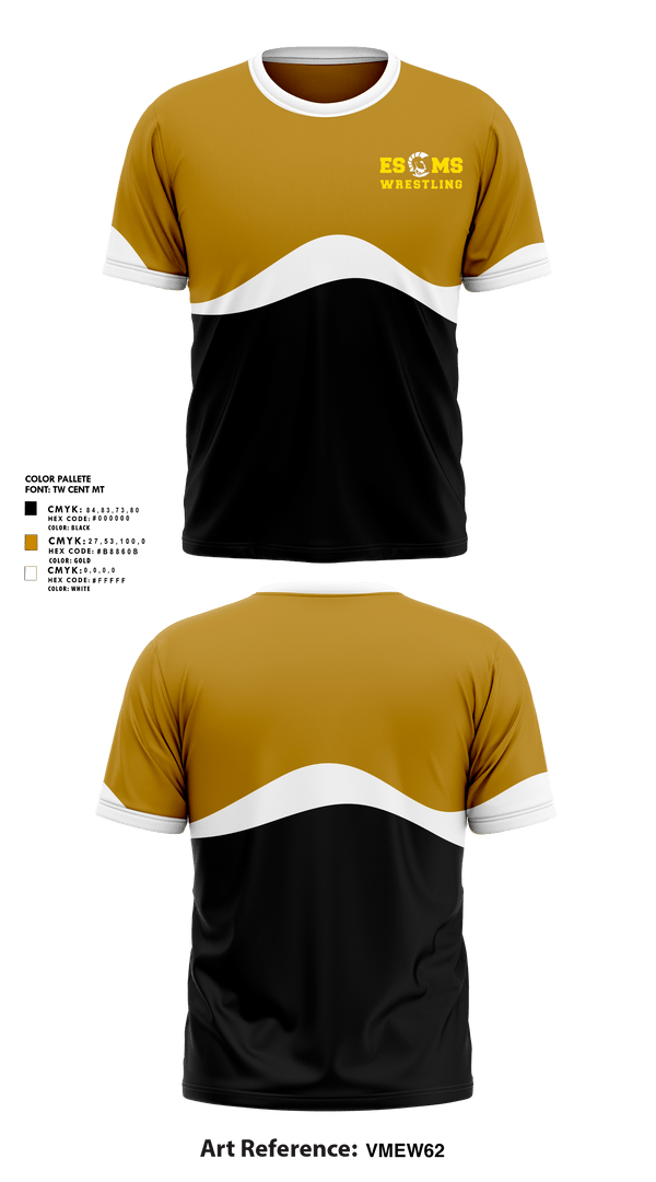 Short Sleeve Performance Shirt, El Sausal Middle School, Spirit Store, Teamtime, Team time, sublimation, custom sports apparel, team uniforms, spirit wear, spiritwear, sports uniforms, custom shirts, team store, custom team store, fundraiser sports, apparel fundraiser