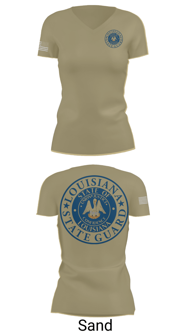 Womens Short Sleeve Vneck Shirt, 1st Area Command, , Teamtime, Team time, sublimation, custom sports apparel, team uniforms, spirit wear, spiritwear, sports uniforms, custom shirts, team store, custom team store, fundraiser sports, apparel fundraiser
