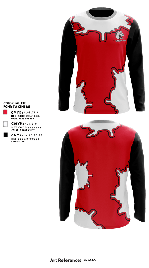 Long Sleeve Performance Shirt, La Plata R-2 Bulldogs Softball, Softball, Teamtime, Team time, sublimation, custom sports apparel, team uniforms, spirit wear, spiritwear, sports uniforms, custom shirts, team store, custom team store, fundraiser sports, apparel fundraiser