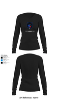 Cypress- Fairbanks ISD Police Department 56419862 Women's Long Sleeve V-neck Shirt - 21
