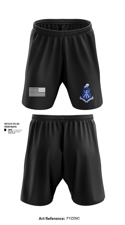 Pershing Rifles Troop L-1 10347059 Athletic Shorts With Pockets - 152