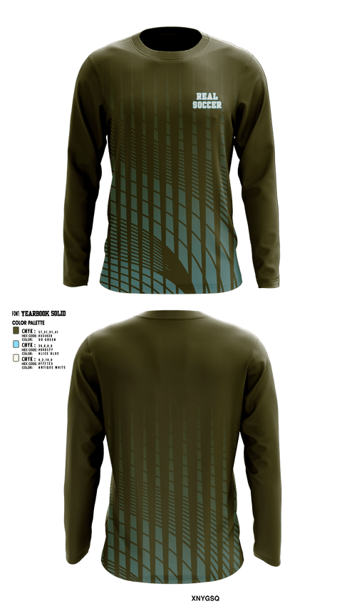 Long Sleeve Performance Shirt, Real, Men's Soccer, Teamtime, Team time, sublimation, custom sports apparel, team uniforms, spirit wear, spiritwear, sports uniforms, custom shirts, team store, custom team store, fundraiser sports, apparel fundraiser