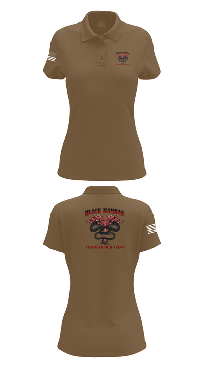 B-Co MRB Mamba 47249464 Women's Short Sleeve Performance Polo  - 15