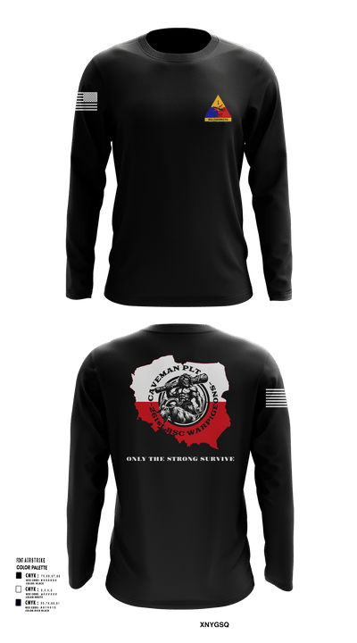 261st BSC CAVEMAN PLT 28746409 Long Sleeve Performance Shirt 104