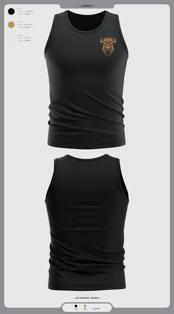 Tank Top, Hugo Buffaloes Tennis, Tennis, Teamtime, Team time, sublimation, custom sports apparel, team uniforms, spirit wear, spiritwear, sports uniforms, custom shirts, team store, custom team store, fundraiser sports, apparel fundraiser