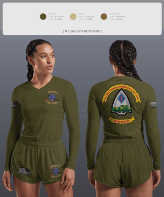 Womens Long Sleeve Vneck Shirt, 1LAR, Marines, Teamtime, Team time, sublimation, custom sports apparel, team uniforms, spirit wear, spiritwear, sports uniforms, custom shirts, team store, custom team store, fundraiser sports, apparel fundraiser