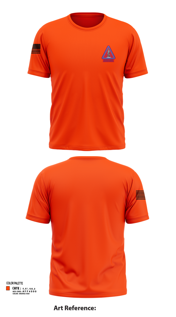 Short Sleeve Performance Shirt, Recruiting and Retention Battalion, , Teamtime, Team time, sublimation, custom sports apparel, team uniforms, spirit wear, spiritwear, sports uniforms, custom shirts, team store, custom team store, fundraiser sports, apparel fundraiser