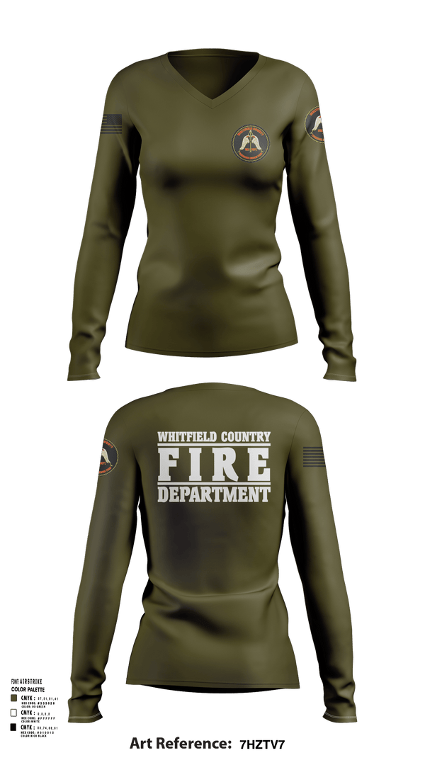 Womens Long Sleeve Vneck Shirt, Station 12 TRT, , Teamtime, Team time, sublimation, custom sports apparel, team uniforms, spirit wear, spiritwear, sports uniforms, custom shirts, team store, custom team store, fundraiser sports, apparel fundraiser