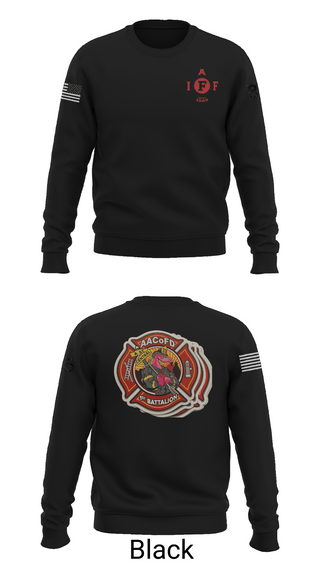 Crew Neck Sweatshirt, Glen Burnie, Fire Department, Teamtime, Team time, sublimation, custom sports apparel, team uniforms, spirit wear, spiritwear, sports uniforms, custom shirts, team store, custom team store, fundraiser sports, apparel fundraiser