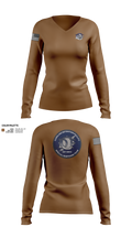 Caroline Detention Facility 57088253 Women's Long Sleeve V-neck Shirt - 1