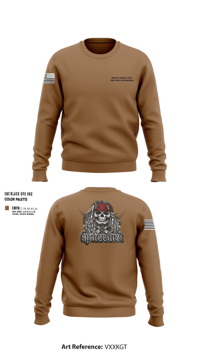 809tH MRBC 1st PLT 2nd SEC Sparrows 78111710 Crew Neck Sweatshirt - 31