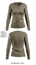Drone Recon 84902337 Women's Long Sleeve V-neck Shirt - 4
