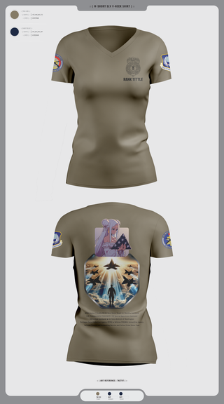 Womens Short Sleeve Vneck Shirt, , Marines, Teamtime, Team time, sublimation, custom sports apparel, team uniforms, spirit wear, spiritwear, sports uniforms, custom shirts, team store, custom team store, fundraiser sports, apparel fundraiser