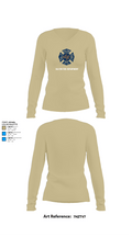 Dalton Fire Department 29083035 Women's Long Sleeve V-neck Shirt - 82