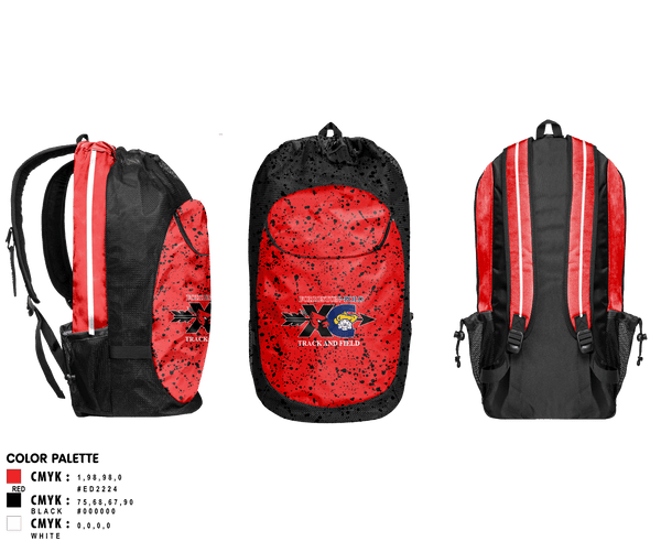 Gear Bag, Forreston High School Track and Field, Track & Field, Teamtime, Team time, sublimation, custom sports apparel, team uniforms, spirit wear, spiritwear, sports uniforms, custom shirts, team store, custom team store, fundraiser sports, apparel fundraiser