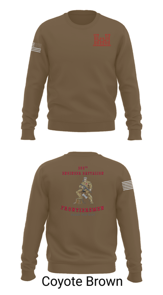 Crew Neck Sweatshirt, 206th EN BN, , Teamtime, Team time, sublimation, custom sports apparel, team uniforms, spirit wear, spiritwear, sports uniforms, custom shirts, team store, custom team store, fundraiser sports, apparel fundraiser