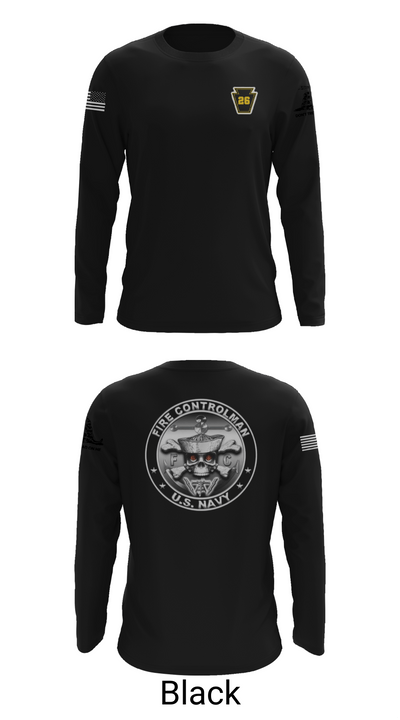 Fire Controlman 9511626 Long Sleeve Performance Shirt 25
