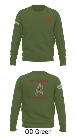 Crew Neck Sweatshirt, 206th EN BN, , Teamtime, Team time, sublimation, custom sports apparel, team uniforms, spirit wear, spiritwear, sports uniforms, custom shirts, team store, custom team store, fundraiser sports, apparel fundraiser