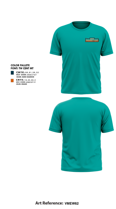 Midwest Monsters 38011238 Short Sleeve Performance Shirt - 19