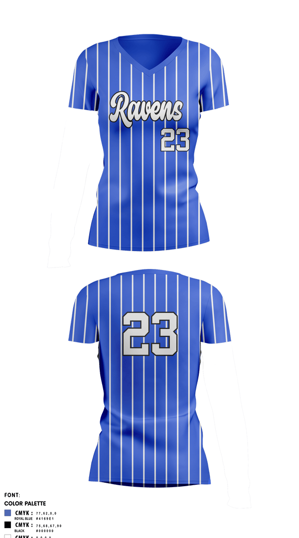 Womens Short Sleeve Vneck Shirt, Irvington Preparatory Academy Softball, Softball, Teamtime, Team time, sublimation, custom sports apparel, team uniforms, spirit wear, spiritwear, sports uniforms, custom shirts, team store, custom team store, fundraiser sports, apparel fundraiser