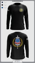 Twu Local 100 Ceremonial Unit & Honor Guard 29961130 Long Sleeve Performance Shirt 2