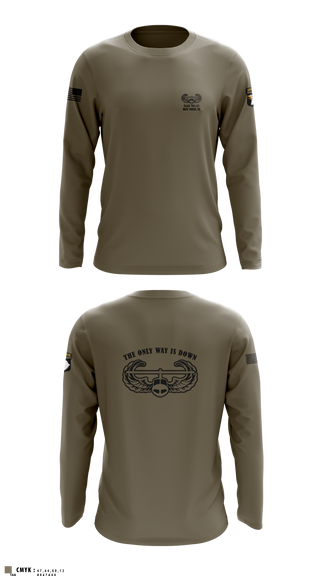 Long Sleeve Performance Shirt, AASLT 10-25 Ft. Campbell, Kentucky, , Teamtime, Team time, sublimation, custom sports apparel, team uniforms, spirit wear, spiritwear, sports uniforms, custom shirts, team store, custom team store, fundraiser sports, apparel fundraiser