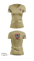 Northwest Georgia Young Marines 76347132 Women's Short Sleeve V-neck Shirt - 2