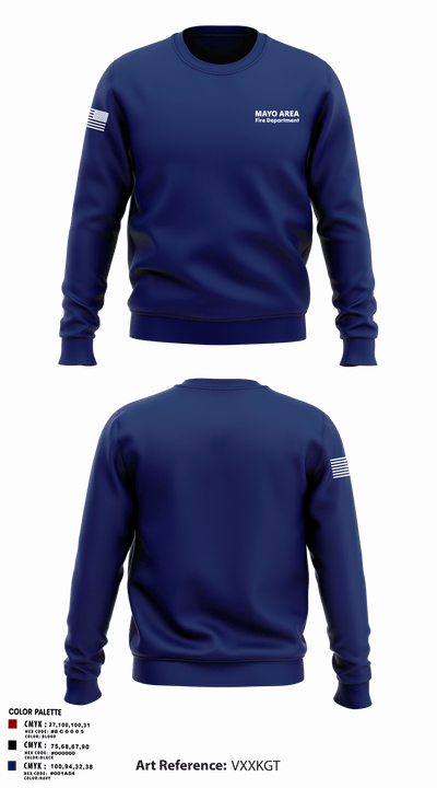 Mayo Area Fire Department 74482459 Crew Neck Sweatshirt - 2
