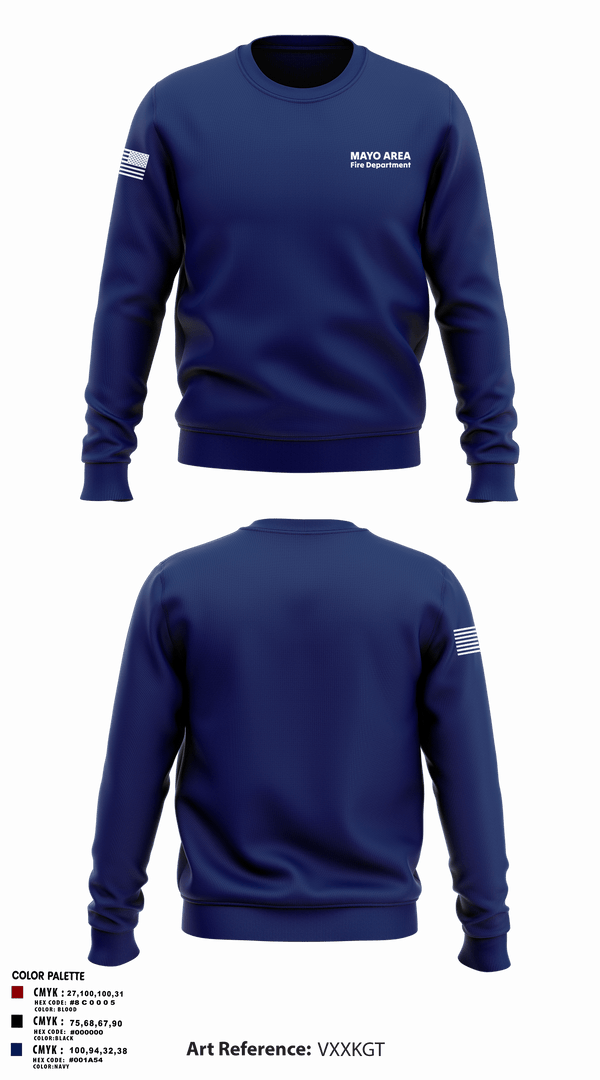 Crew Neck Sweatshirt, Mayo Area Fire Department, , Teamtime, Team time, sublimation, custom sports apparel, team uniforms, spirit wear, spiritwear, sports uniforms, custom shirts, team store, custom team store, fundraiser sports, apparel fundraiser