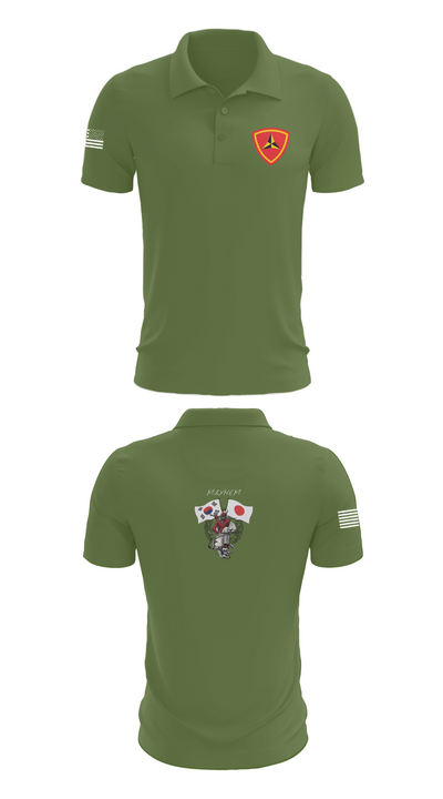 3/11 Mayhem 49305412 Short Sleeve Performance Polo - 47