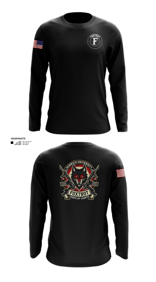 Long Sleeve Performance Shirt, Foxtrot Company, , Teamtime, Team time, sublimation, custom sports apparel, team uniforms, spirit wear, spiritwear, sports uniforms, custom shirts, team store, custom team store, fundraiser sports, apparel fundraiser