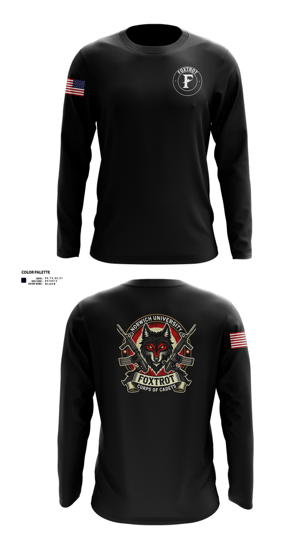 Long Sleeve Performance Shirt, Foxtrot Company, , Teamtime, Team time, sublimation, custom sports apparel, team uniforms, spirit wear, spiritwear, sports uniforms, custom shirts, team store, custom team store, fundraiser sports, apparel fundraiser