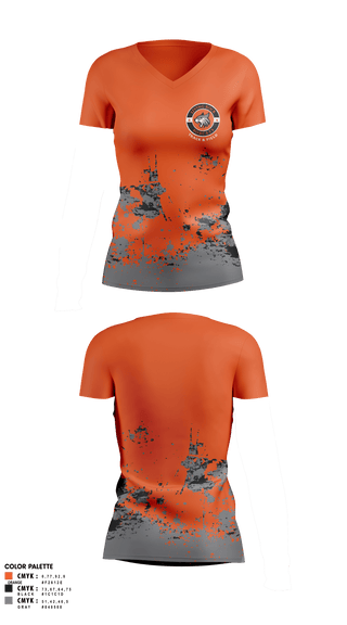 Womens Short Sleeve Vneck Shirt, Living Rock Academy Track and Field, Track & Field, Teamtime, Team time, sublimation, custom sports apparel, team uniforms, spirit wear, spiritwear, sports uniforms, custom shirts, team store, custom team store, fundraiser sports, apparel fundraiser