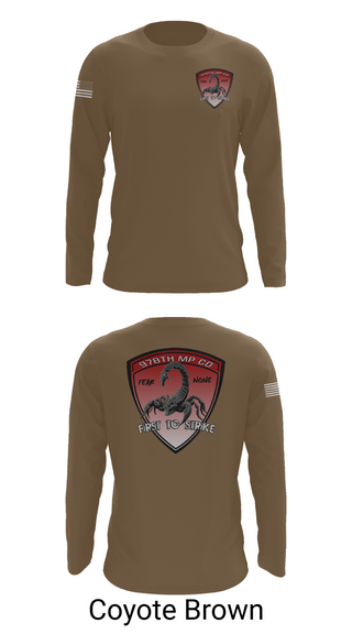Long Sleeve Performance Shirt, 978th Military Police Company, , Teamtime, Team time, sublimation, custom sports apparel, team uniforms, spirit wear, spiritwear, sports uniforms, custom shirts, team store, custom team store, fundraiser sports, apparel fundraiser