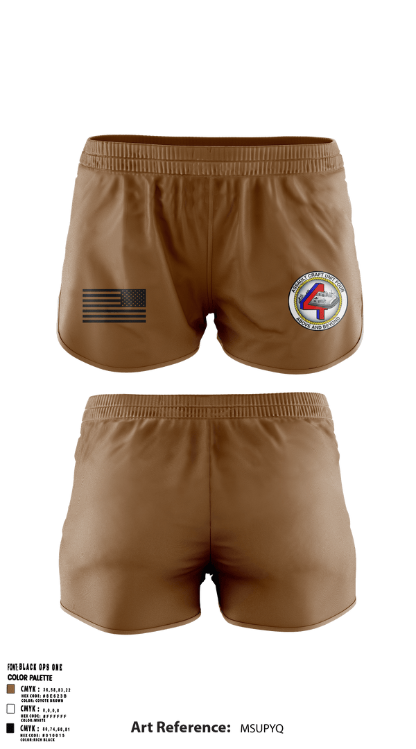 Ranger Panties, Assault Craft Unit Four, Navy, Teamtime, Team time, sublimation, custom sports apparel, team uniforms, spirit wear, spiritwear, sports uniforms, custom shirts, team store, custom team store, fundraiser sports, apparel fundraiser