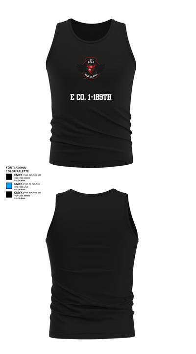 E co. 1-189th 4920111 Tank Top - 37