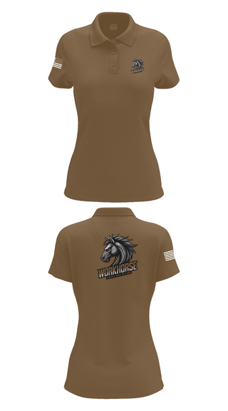 Womens Short Sleeve Performance Polo, 224th MI, Army, Teamtime, Team time, sublimation, custom sports apparel, team uniforms, spirit wear, spiritwear, sports uniforms, custom shirts, team store, custom team store, fundraiser sports, apparel fundraiser