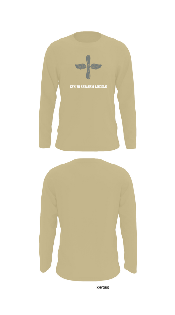 Long Sleeve Performance Shirt, CVN 72 Abraham Lincoln, , Teamtime, Team time, sublimation, custom sports apparel, team uniforms, spirit wear, spiritwear, sports uniforms, custom shirts, team store, custom team store, fundraiser sports, apparel fundraiser
