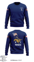 B2 Patriots barrel Crew Neck Sweatshirt - 1