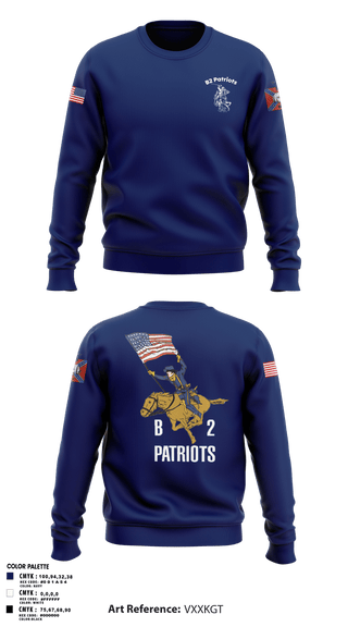 Crew Neck Sweatshirt, B2 Patriots sports, Army, Teamtime, Team time, sublimation, custom sports apparel, team uniforms, spirit wear, spiritwear, sports uniforms, custom shirts, team store, custom team store, fundraiser sports, apparel fundraiser